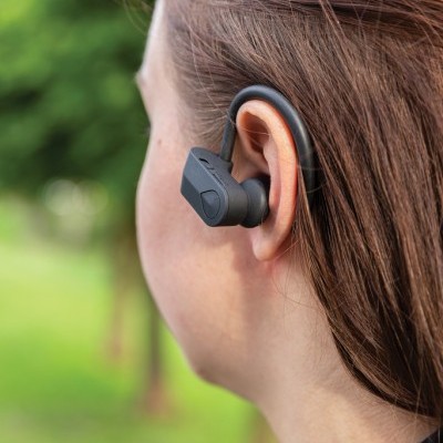 Auriculares persnalizados inalámbricos deportivos TWS en estuche de carga